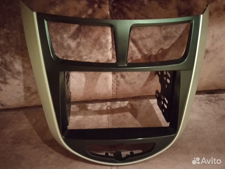 Рамка для магнитолы hyundai solaris