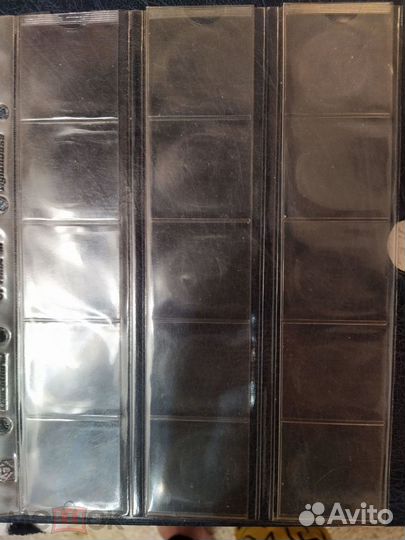 Лист для монет 42 мм 15 ячеек Оптима Leuchtturm