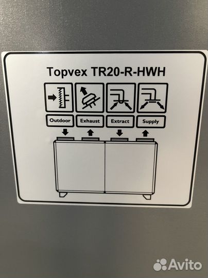 Systemair Topvex TR20-R-HWH