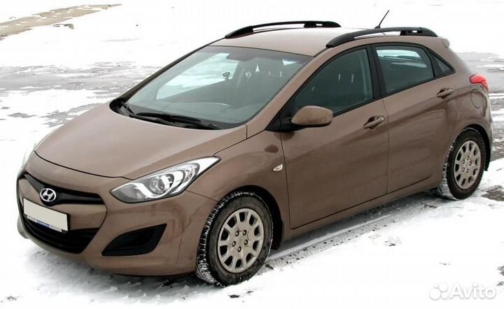 Рейлинги на крышу Hyundai I30 2011-2017 апс Чёрные