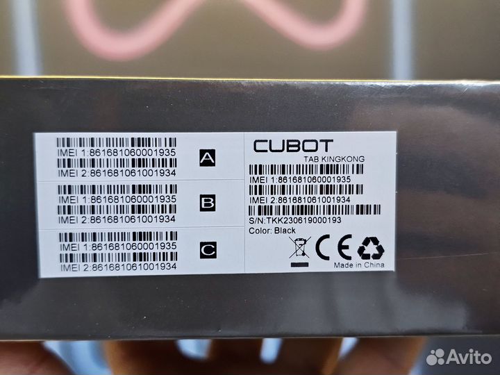 Планшет Cubot Tab KingKong, 8\256 гб, черный