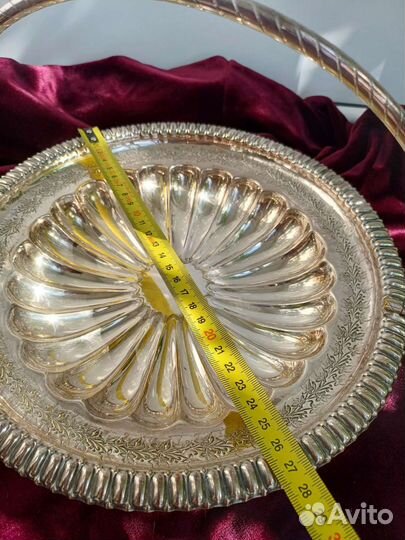 Ваза для фруктов конфетница старинная