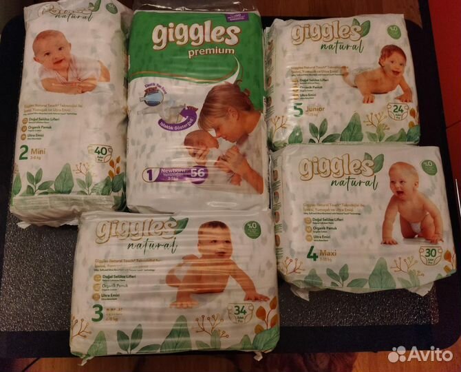 Подгузники памперсы Premium 1,2,3,4,5 размер