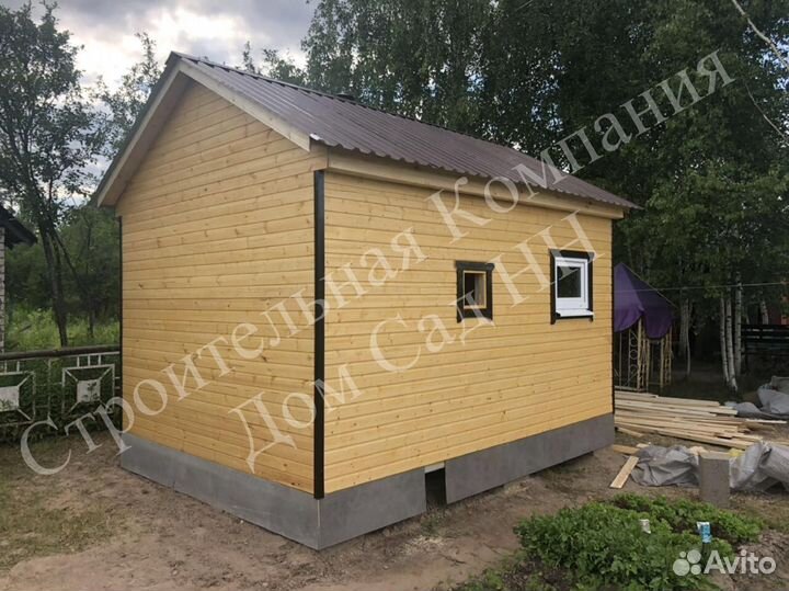 Баня под ключ 3x4 м