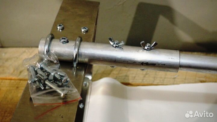 Скребок для уборки снега с крыши с ручкой 6 м