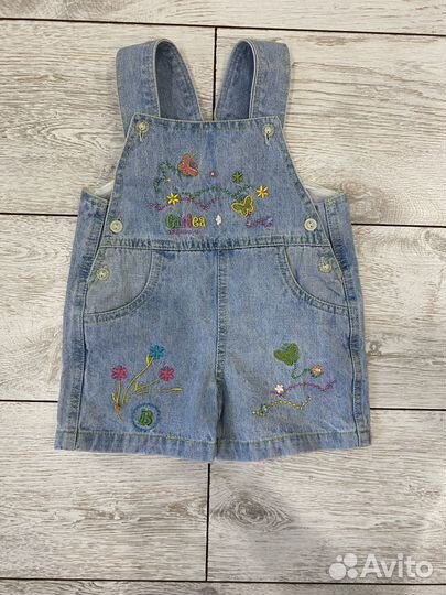 Джинсовый комбинезон для девочки 80