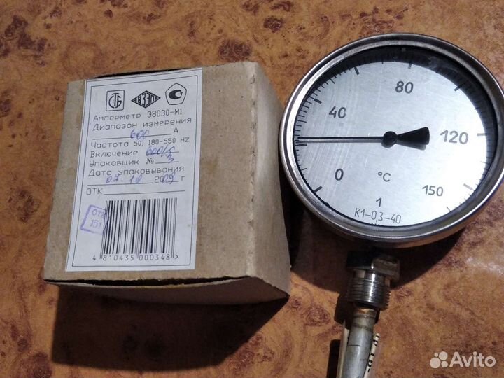 Амперметр и термометр