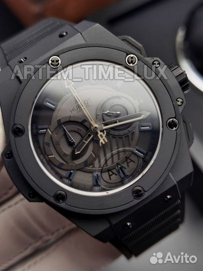 Бомбезные мужские часы Hublot King Power