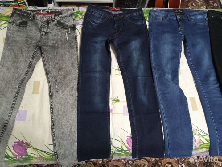 Джинсы 46 размер (4 пары)