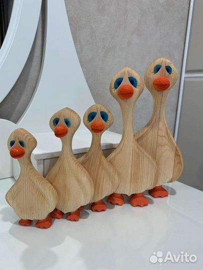 Деревянные гуси
