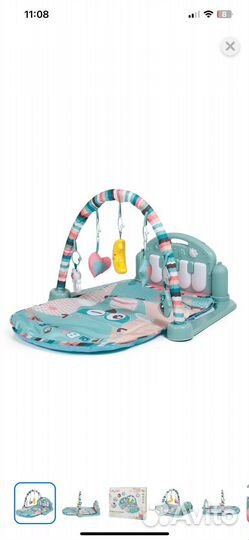 Развивающий коврик пианино baby go