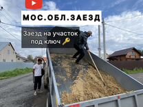 Заезд на участок через канаву парковка