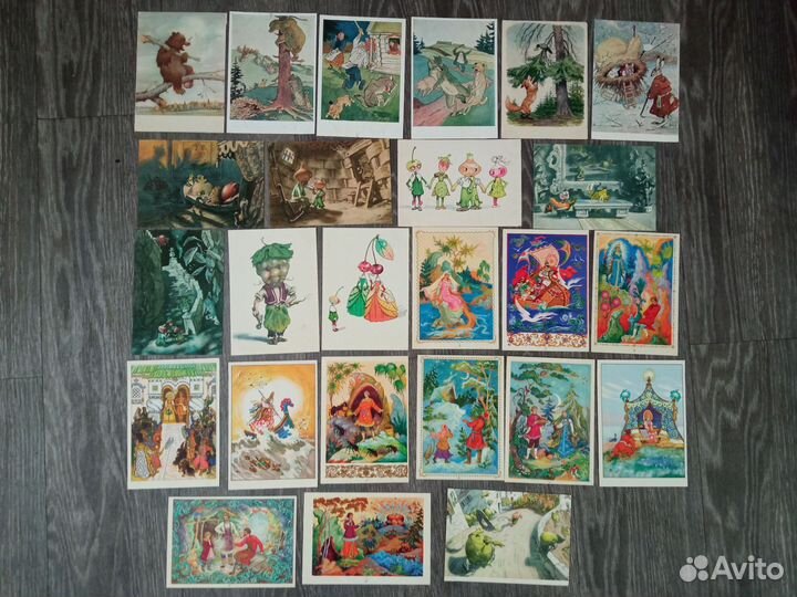 Открытки СССР 50-60х годов чистые