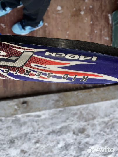 Горные лыжи детские 140см комплект