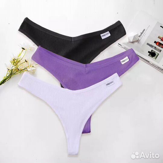 Стринги в рубчик