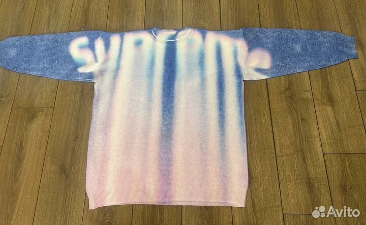 Кофта Supreme blurred logo