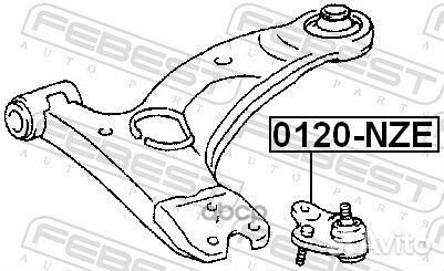 Опора шаровая 0120-NZE Febest