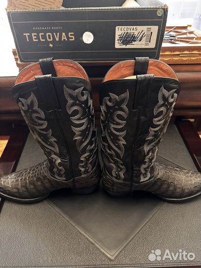 Ковбойские сопоги мужские из кракодила