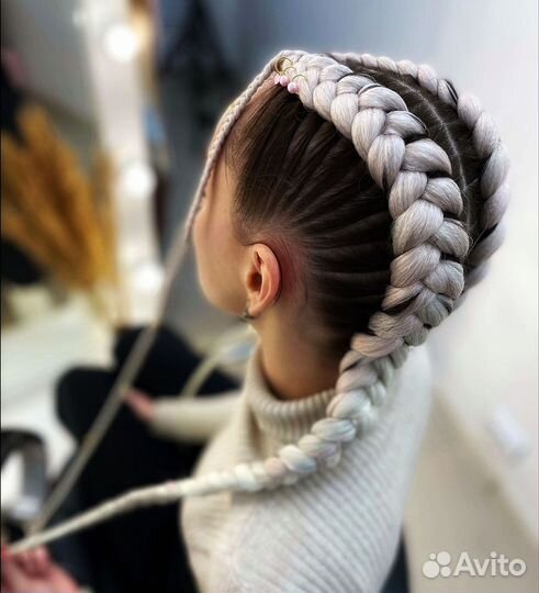 Боксёрские косы, афрохвост, брейды