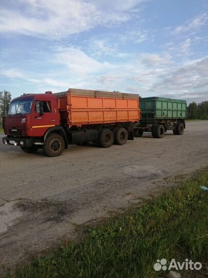 Перевозки камаз самосвал с прицепом