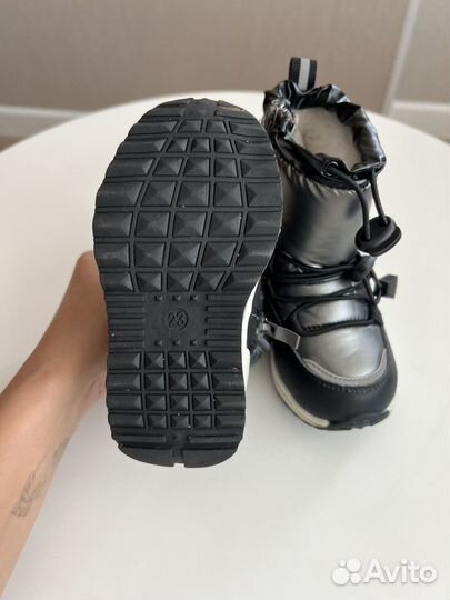 Зимние сапоги дутики детские 23