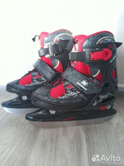 Коньки детские раздвижные 27-30