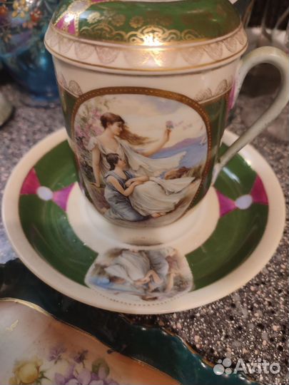 Старинный чайный бокал