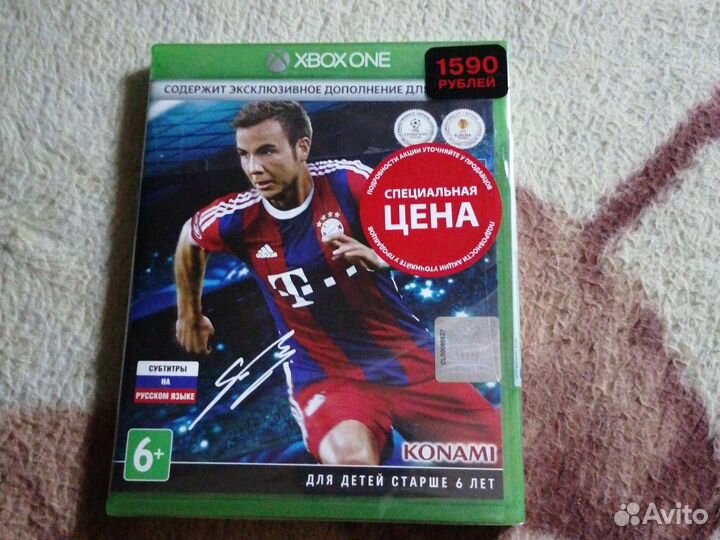 PES pro evolution soccer 2015. xbox one. новый
