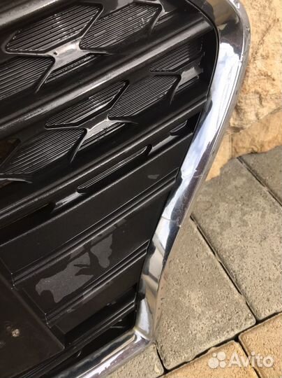 Решетока радиатора на хендай солярис 17-20г. Ориг