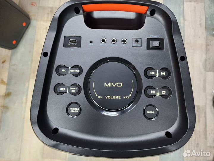 Колонки mivo MD 803 fire BOX 80Ватт 2 микрофона