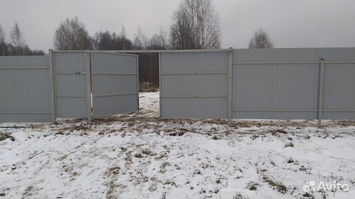 Установка забора под ключ