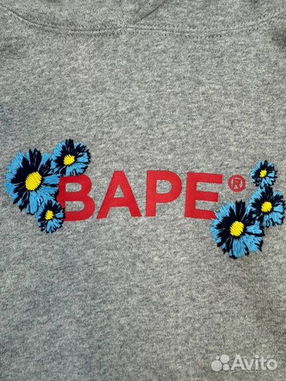 Худи bape Flowers Logo Cotton Hoodie