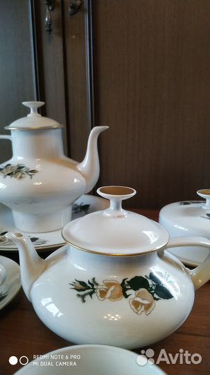 Сервиз чайный роза гдр