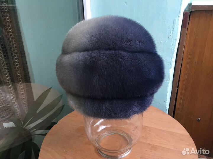 Меховая женская шапка