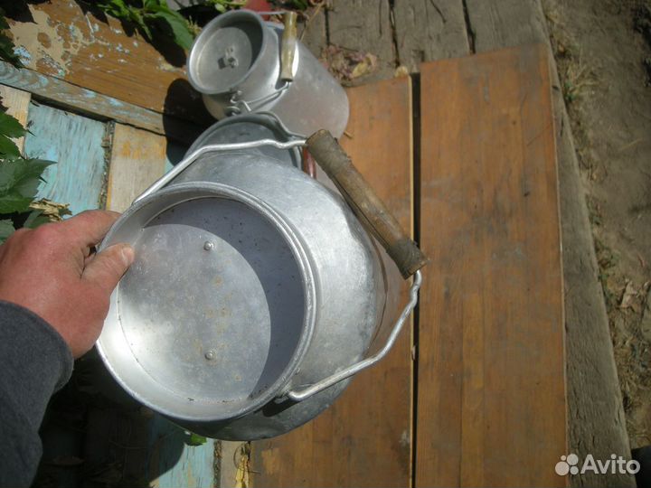 Бидоны СССР алюминиевые эмалированные самовывоз