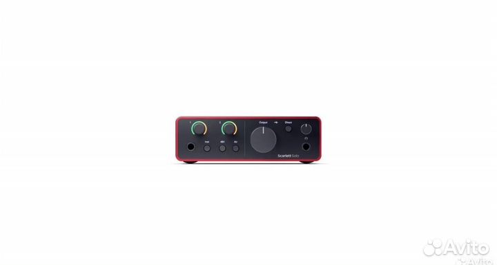 Аудиоинтерфейс Focusrite Scarlett Solo 4th gen
