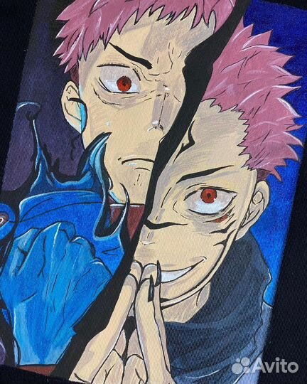 Сумка шоппер Магическая битва jujutsu kaisen