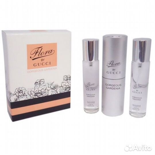 Набор Gucci Flora By Gucci Gorgeous Gardenia 3 в 1