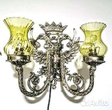 Светильник бра орлы бронза антик