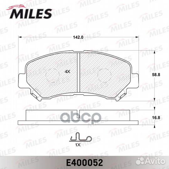 Колодки тормозные nissan qashqai 1.6/2.0 07/X