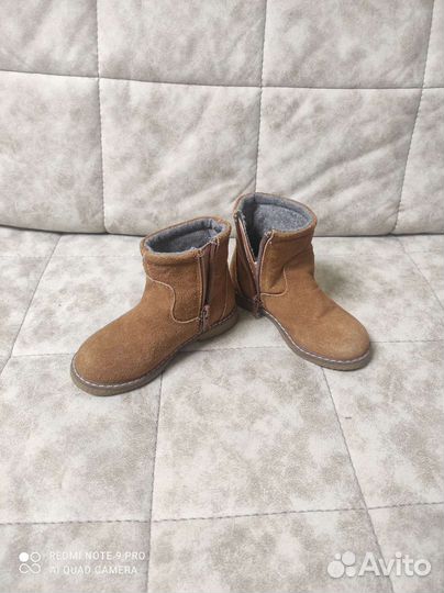 Сапоги замшевые демисезонные 25 размер