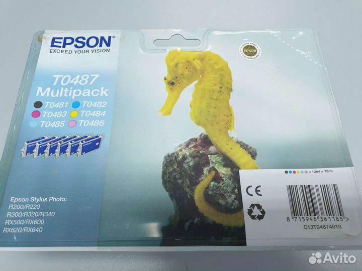 Картриджи MultiPack для Epson R200/300/500/600