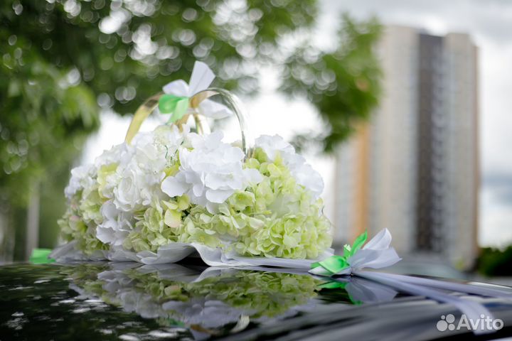 Аренда - кольца на свадебную машину