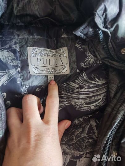 Пуховик pulka для девочки
