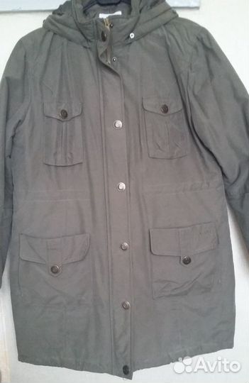 Куртка демисезонная женская удлиненная, размер 48