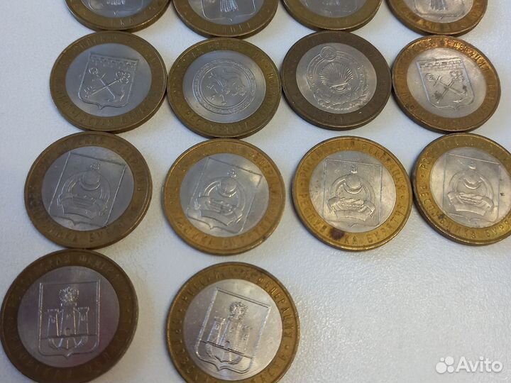 Монеты регионы, древние города, воинские года