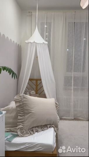 Балдахин на кровать из муслина