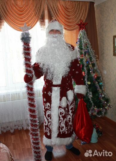 Костюмы Деда Мороза и снегурочки, прокат