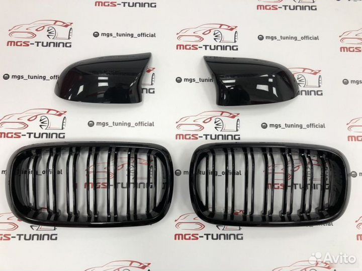 Набор BMW X5 F15 решетка и зеркала стиль М set #2
