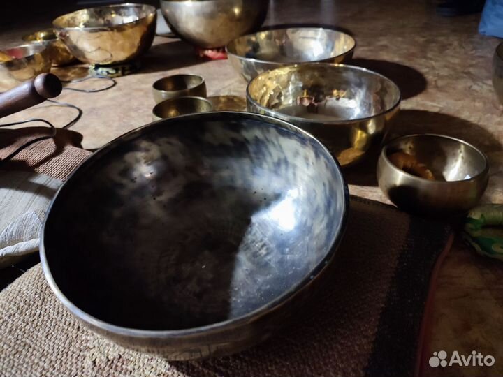 Поющая чаша 28 см Соль 96гц- Ля 108гц